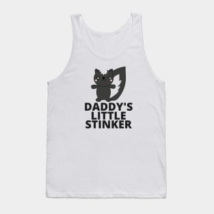 Daddy's Little Stinker with Skunk Tank Top